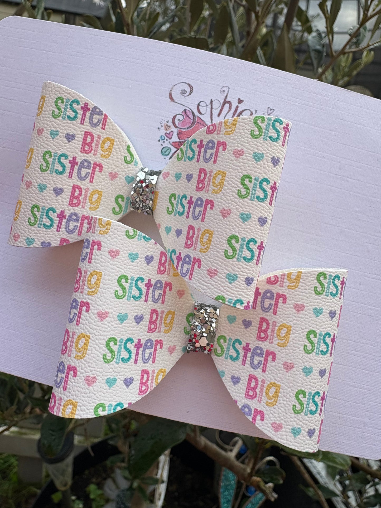 Big Sister 2.5inch Pigtail Bows