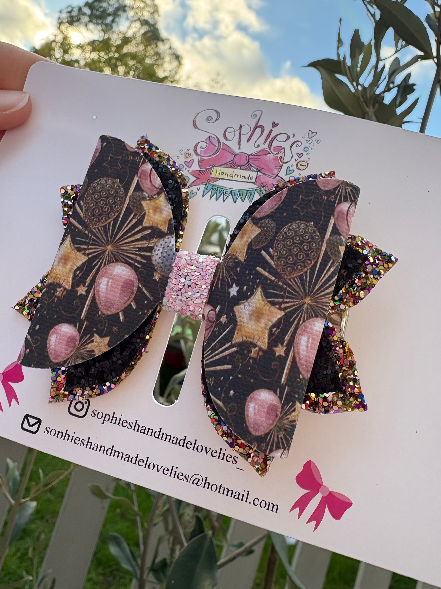 Celebration Balloon 3.5 inch Bow