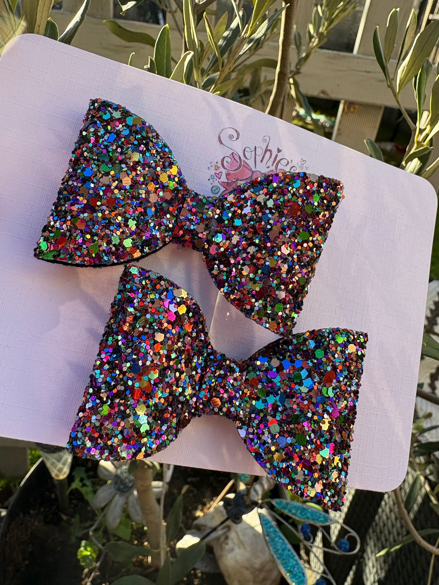 Colourful Confetti Pigtails