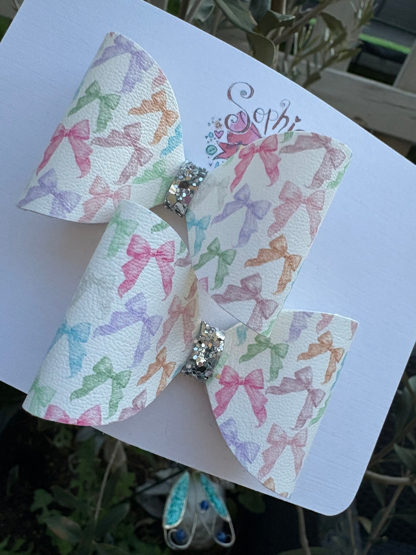 Pastel Bow 2.5inch Pigtail Bows