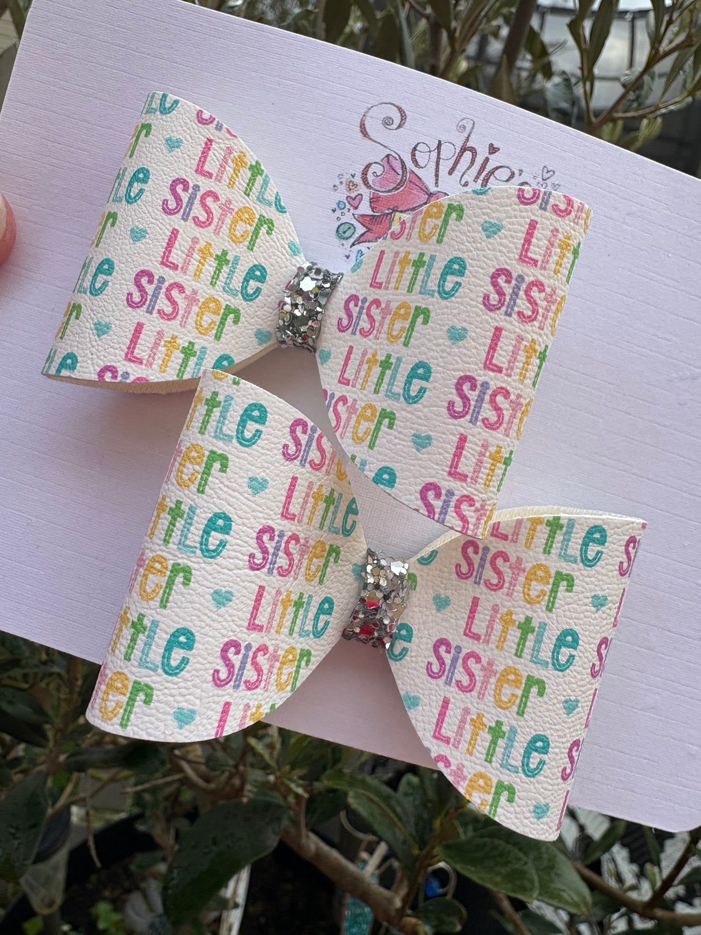 Little Sister 2.5inch Pigtail Bows