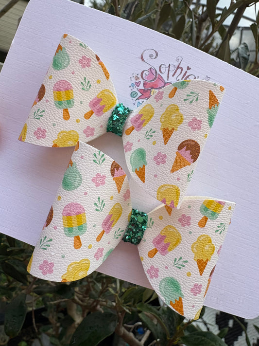 Popsicle 2.5inch pigtail bowsSecured