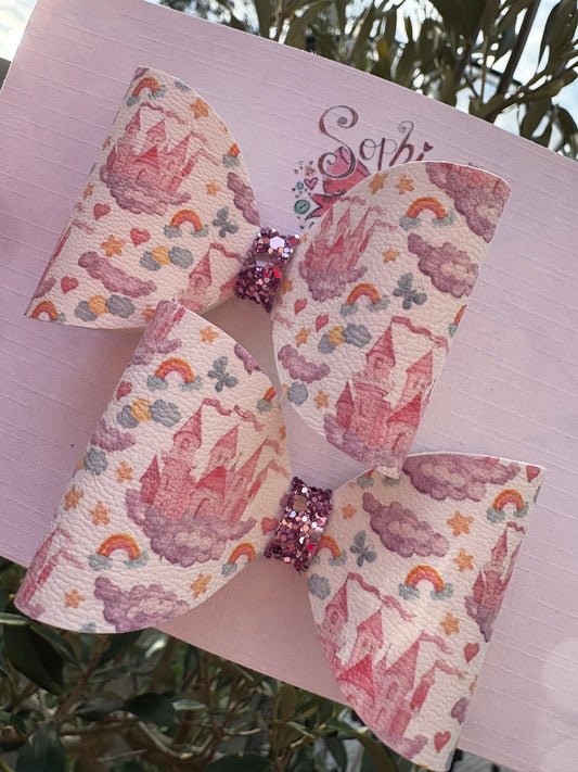 Cloud Castle Pigtail Bows 2.5inch